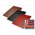 Colorful Rubber Mat Hole Rubber Mat Anti-Slip Kitchen Mats Acid Resistant Rubber Mat